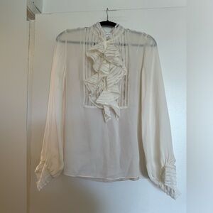 Oscar De La Renta Ruffled Blouse